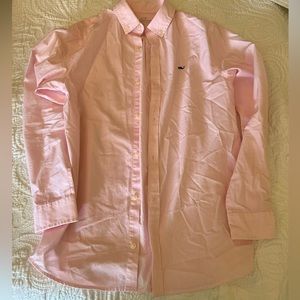 Boys Vineyard Vines Pink Pinstripe Button Down - Size L (16)